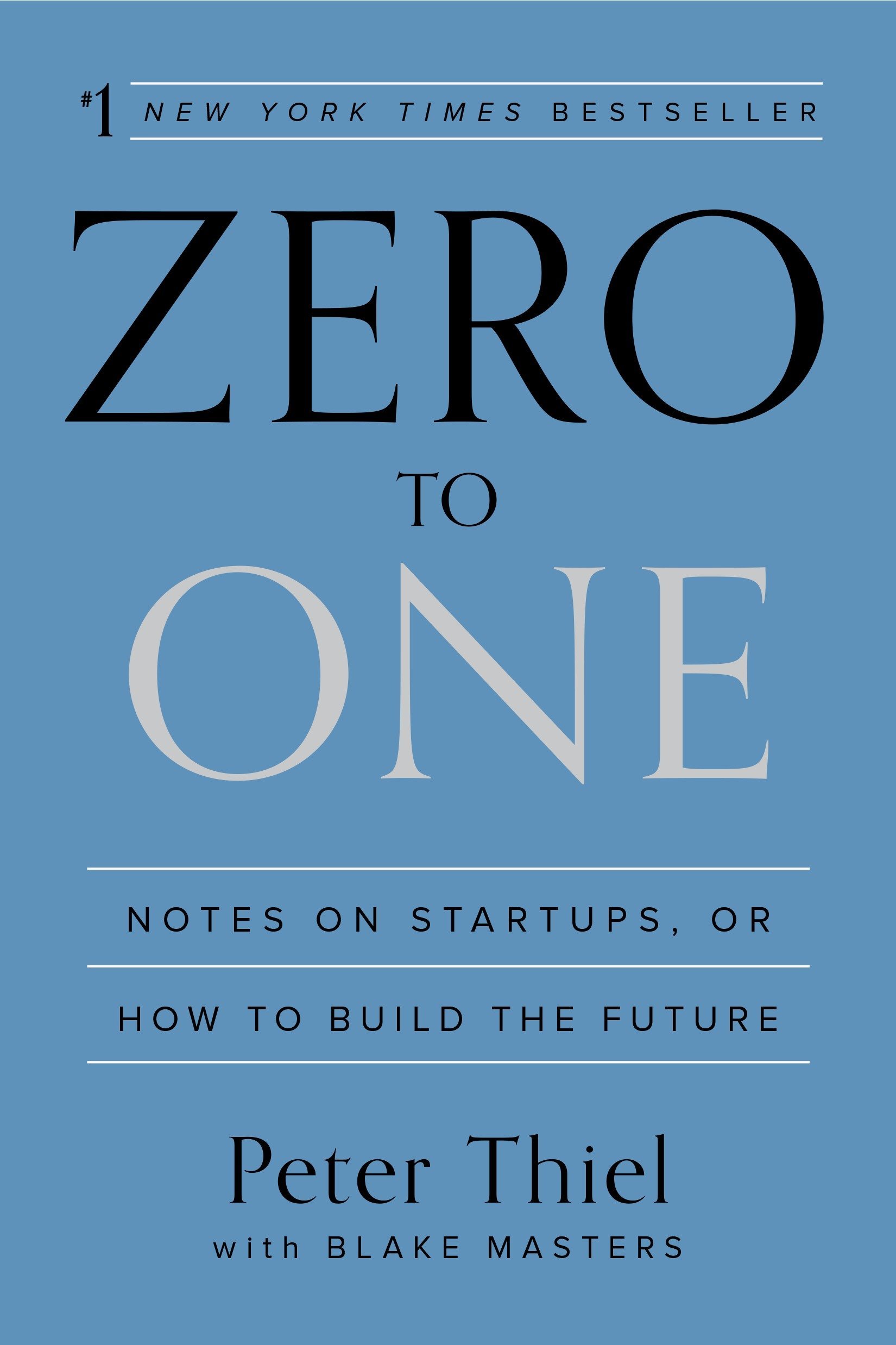 Zero To One by Peter Thiel with Blake Masters
